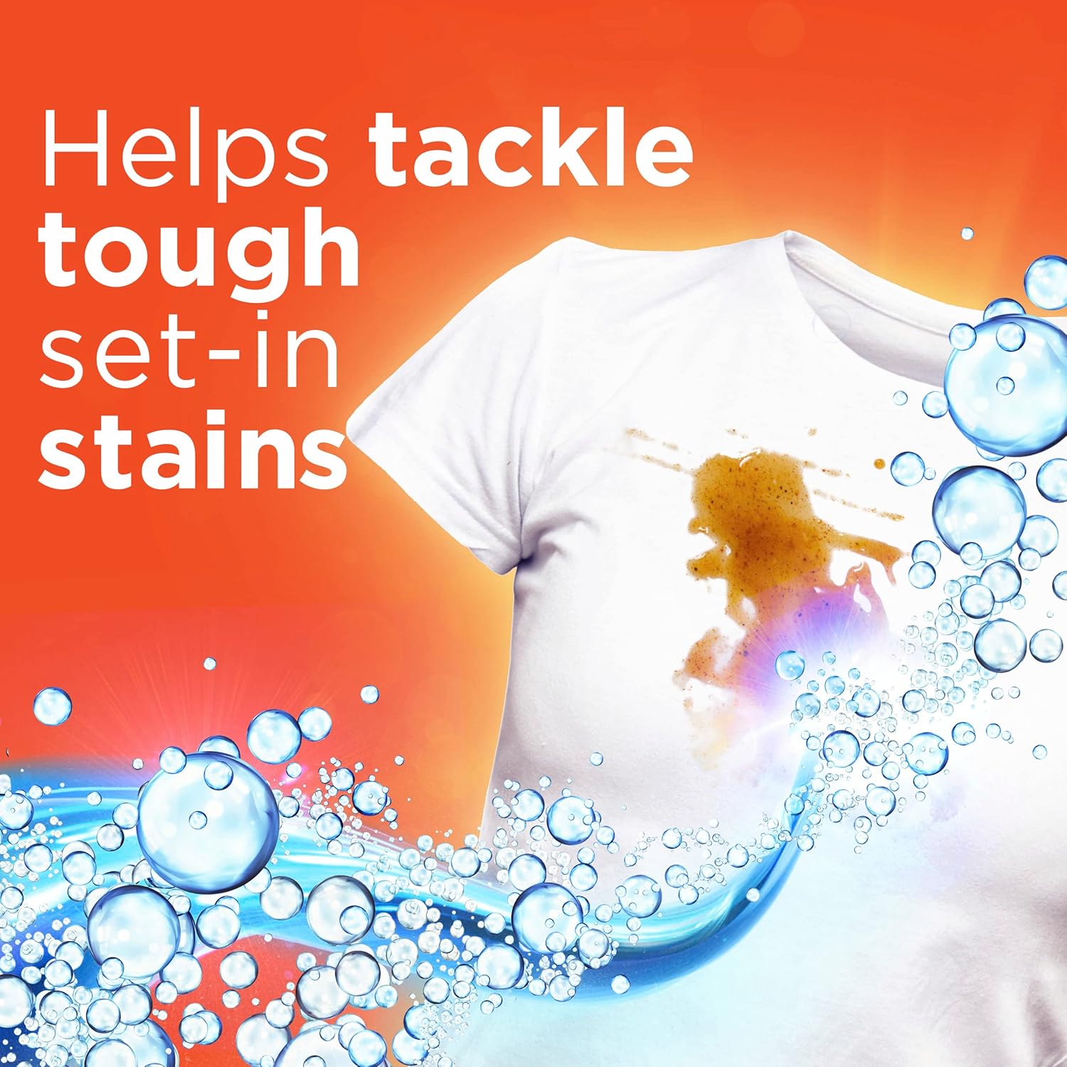 Tide Ultra Oxi Liquid Laundry Detergent Soap, HE Compatible, 94 Loads, 132 fl oz