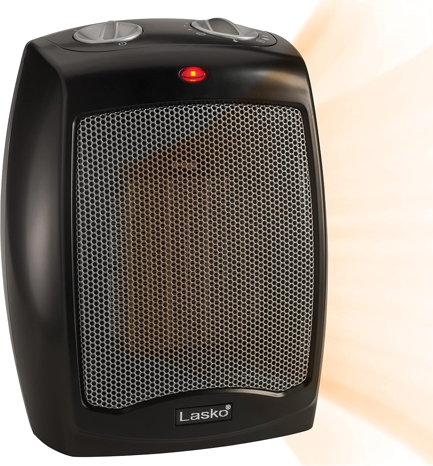 Lasko Oscillating Digital Ceramic Tower Heater for Large Rooms, with Adjustable Thermostat, Timer and Remote Control, 29 Inches, 1500W, Black, 5586