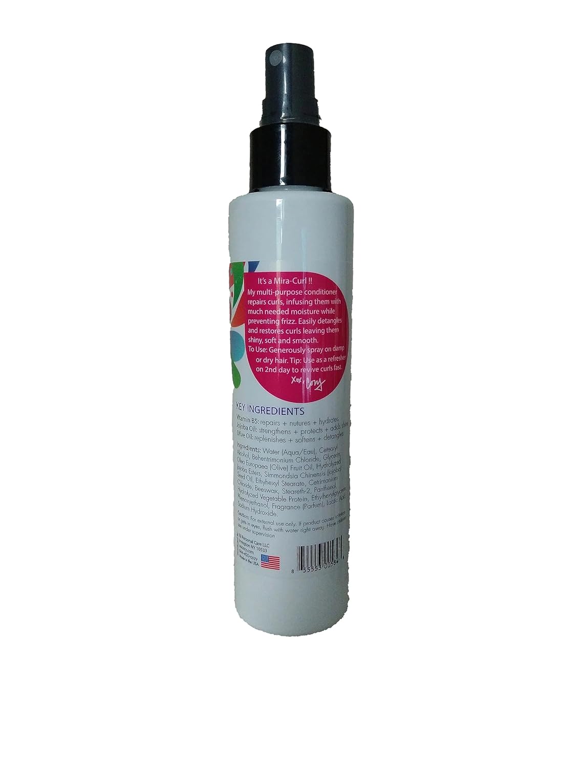 So Cozy Leave In Conditioner Spray (8 Fl Oz) Paraben-Free Detangler for Kids' Curly Hair, Deep Conditioner & Tangle-Free Curls, Gentle & Nourishing with Keratin, Vitamin B5, Olive Oil & Jojoba Oil