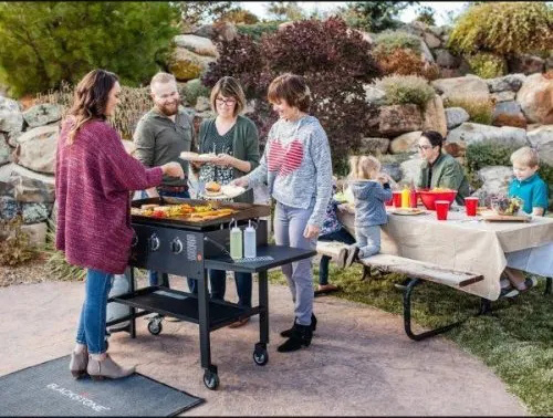 🔥Blackstone 4-Burner 36′′ Griddle Cooking Station With Side Shelves (Limited one piece)