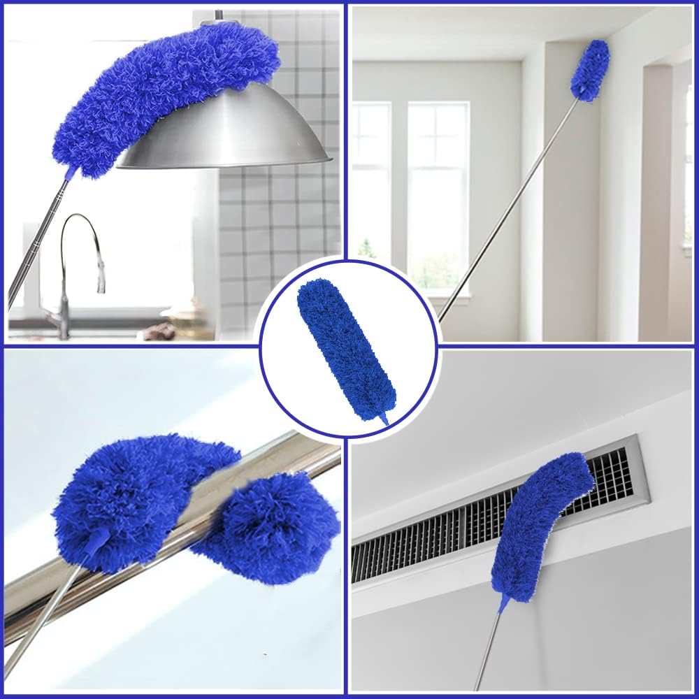 Microfibre Duster for high Ceilings, Duster for Cleaning Fan Cobweb, 100