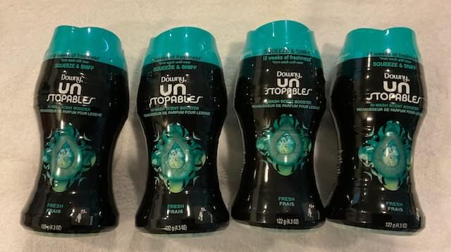 Downy Unstopables In Wash Scent Booster Beads, Fresh Scent, 24 oz, Downy Scent Booster Beads, Unstoppable Laundry Beads, Odor Protection