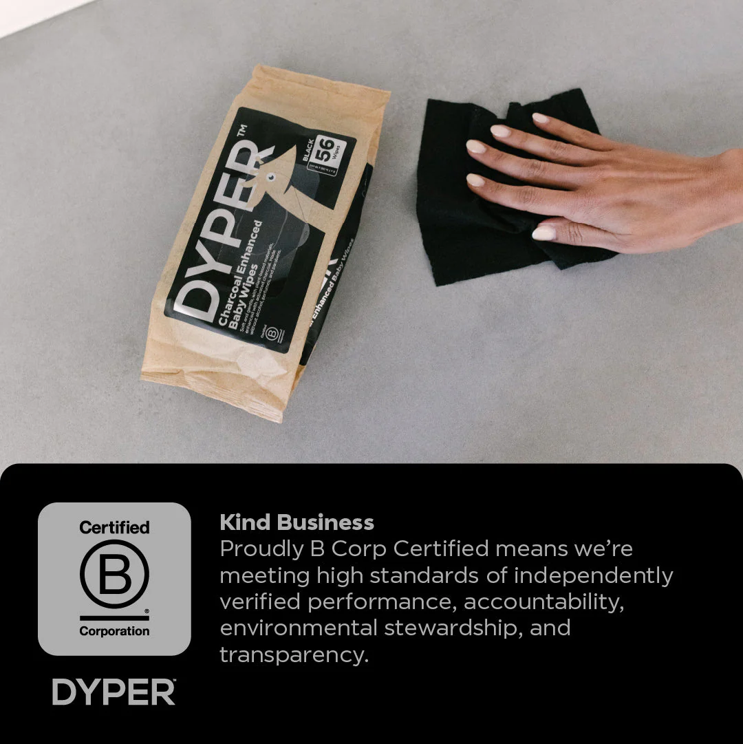 DYPER Charcoal Enhanced Baby Wipes