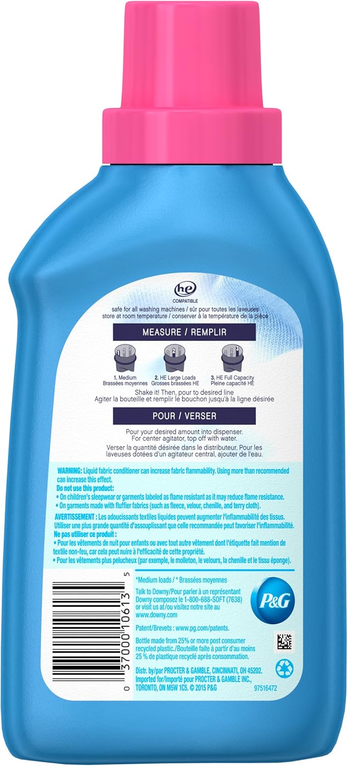Downy Ultra Laundry Fabric Softener Liquid, April Fresh Scent, 168 Total Loads (Pack of 3)