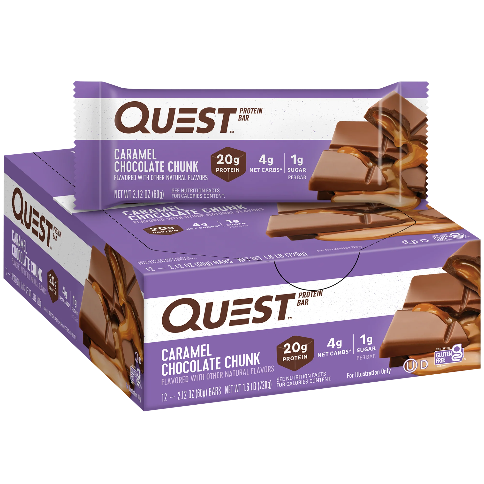 Caramel Chocolate Chunk Protein Bars