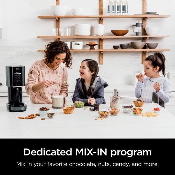 SharkNinja NC301 CREAMi 7-In-1 Ice Cream Maker with 7 Custom Frozen Treat Modes and Easy 3-Step Treat Preparation (Cloud Silver, Renewed)