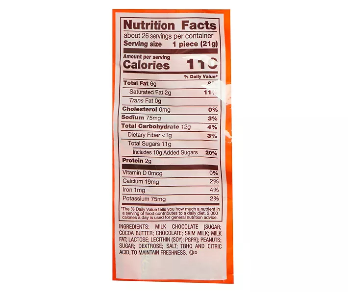 Snack Size Peanut Butter Cups, 19.5 Oz.