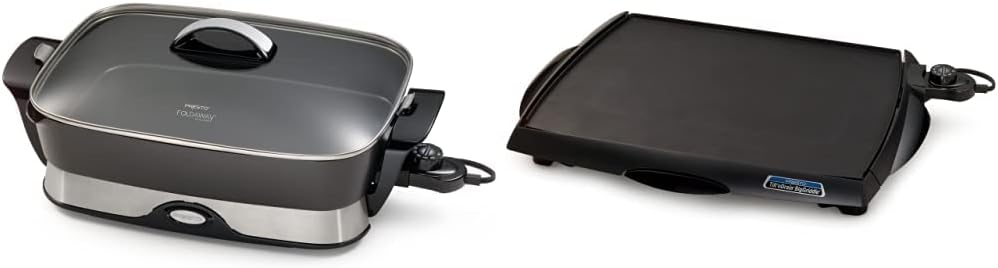 Presto 06857 16-inch Electric Foldaway Skillet, Black
