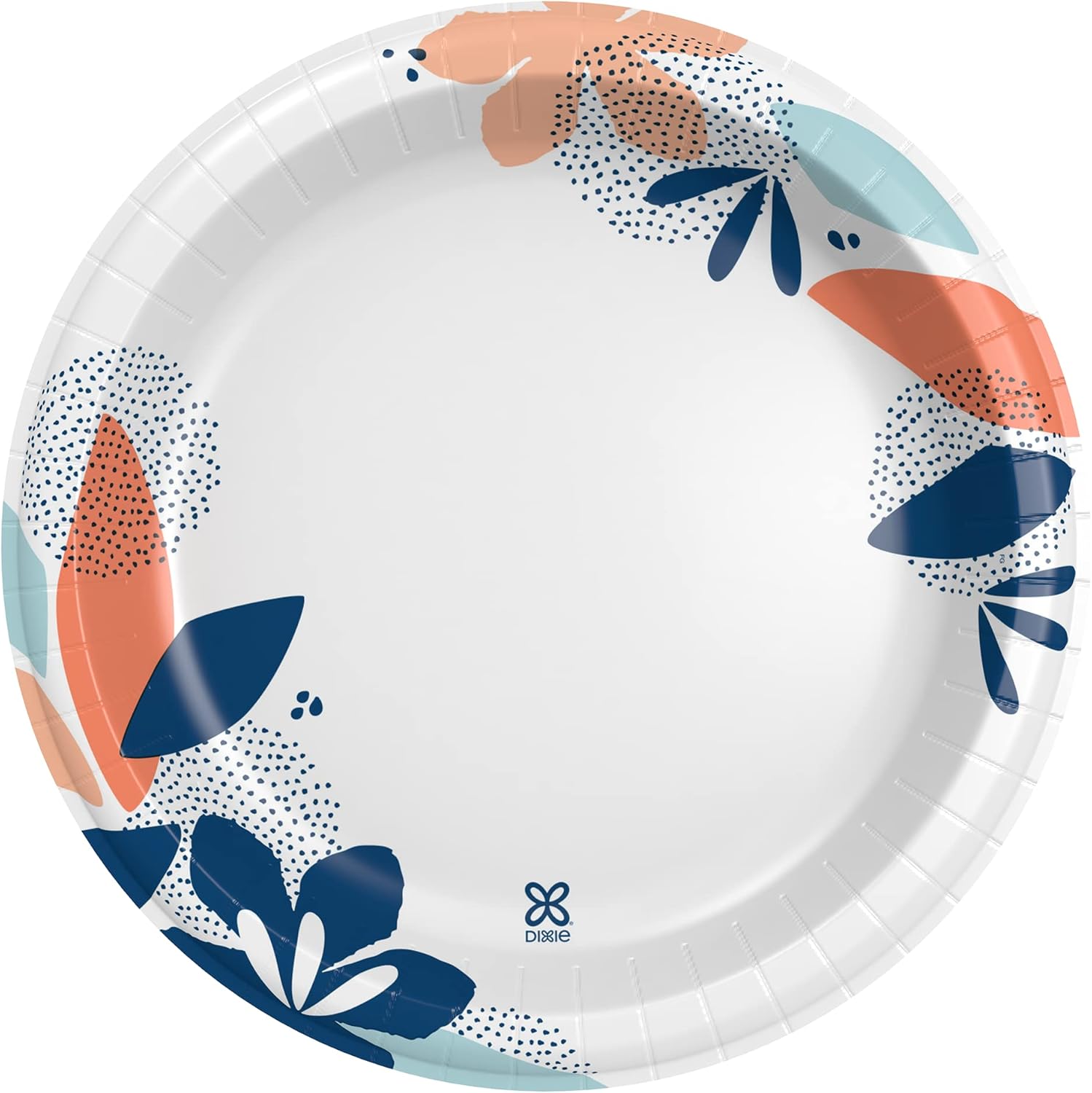 Dixie Large Paper Plates, 10 Inch, 86 Count, 2X Stronger*, Microwave-Safe, Soak-Proof, Cut Resistant, Disposable Plates For Everyday Breakfast, Lunch, & Dinner Meals