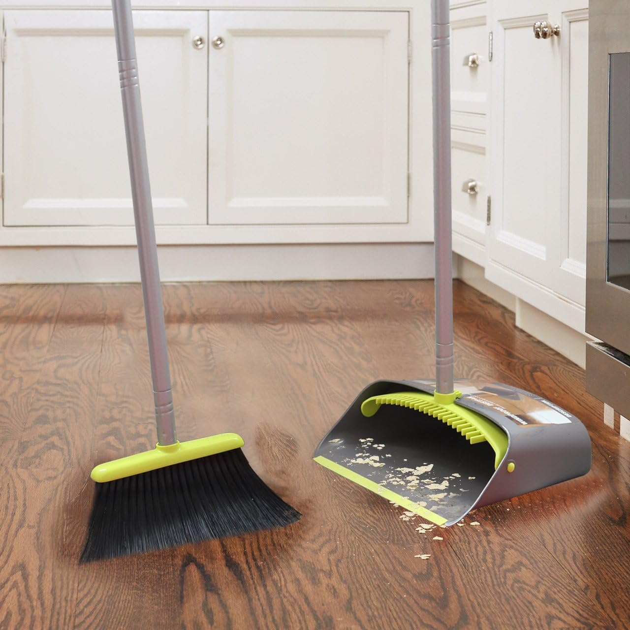 TreeLen Broom and Dustpan Set with 52