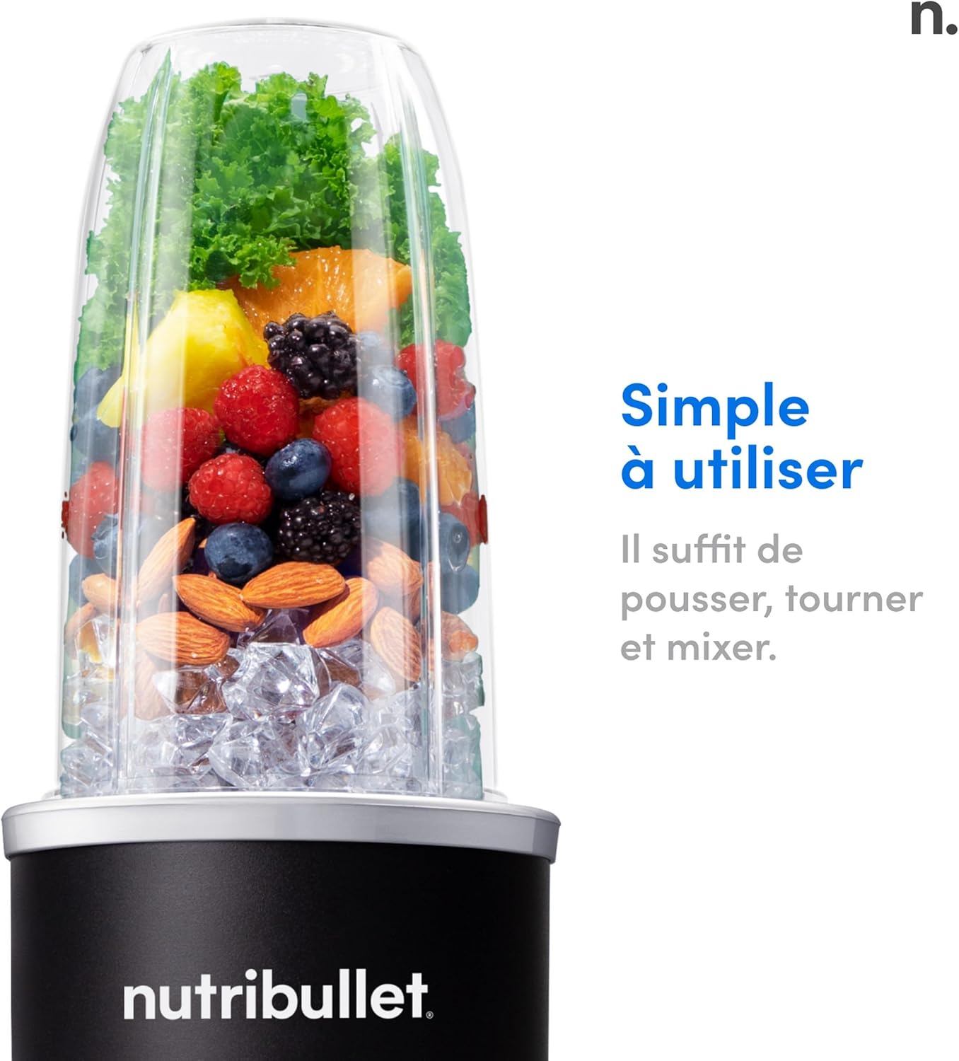 nutribullet® Pro+ 1200 Watt Personal Blender with Pulse Function SKU – Matte Black