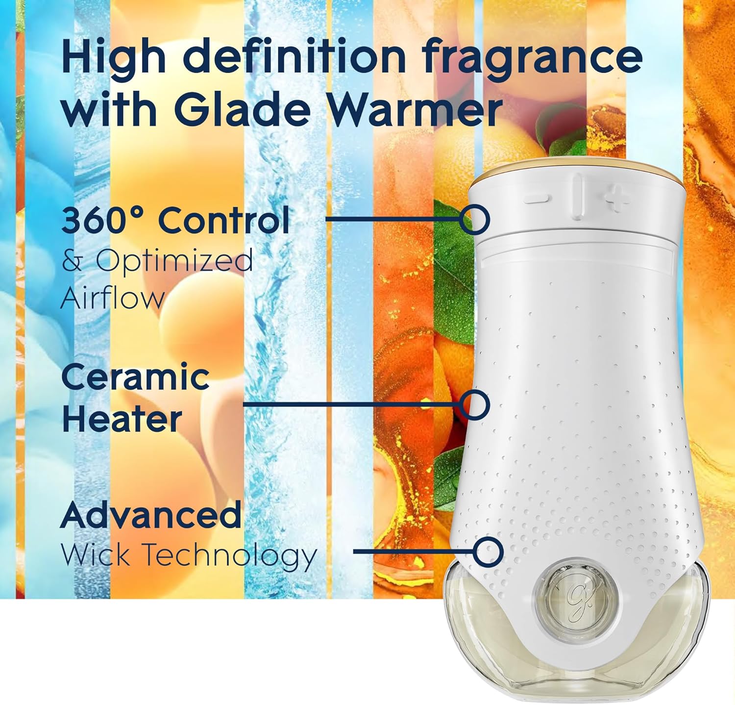 Glade PlugIns Refills Air Freshener, Scented and Essential Oils for Home and Bathroom, Apple Cinnamon, 3.35 Fl Oz, 5 Count