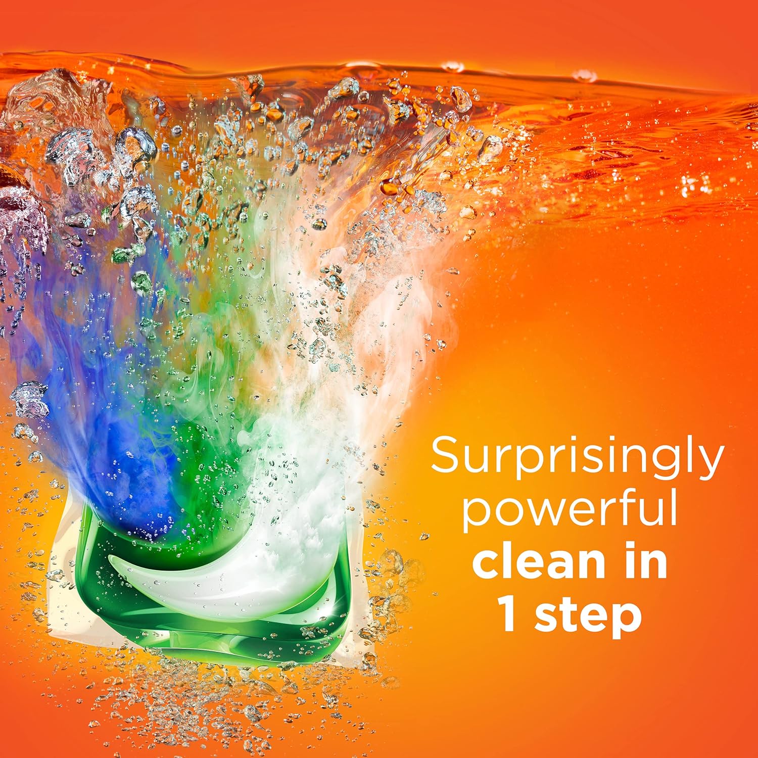 Tide PODS Liquid Laundry Detergent Soap Pacs, Powerful 3-in-1 Clean in One Step, He Compatible, Spring Meadow Scent, 76 Count