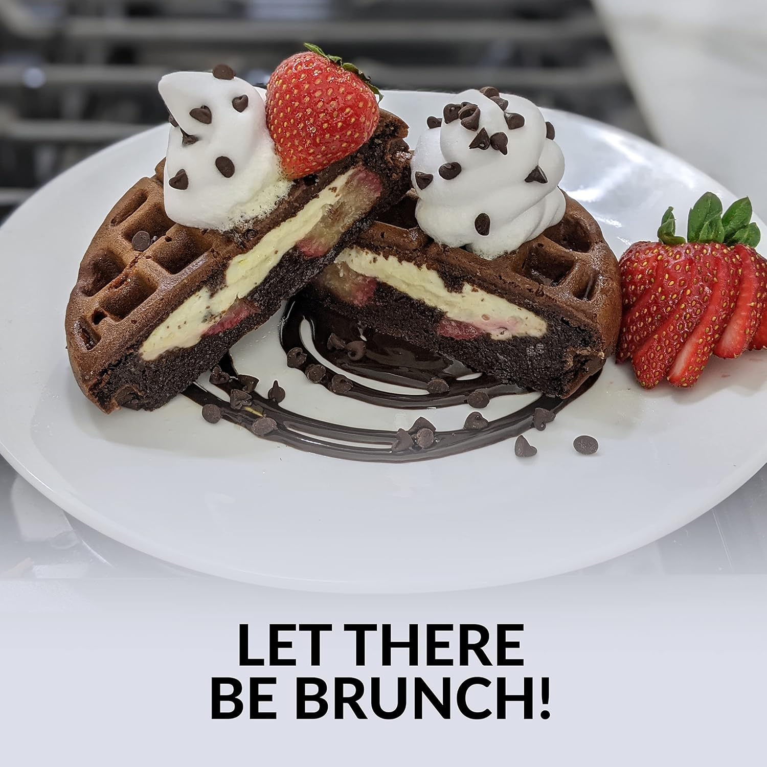 Nostalgia MyMini Cars and Trucks Shape Electric Waffle Maker, 5-Inch Non-Stick Griddle for Waffles, Hash Browns, Eggs, and More, Yellow