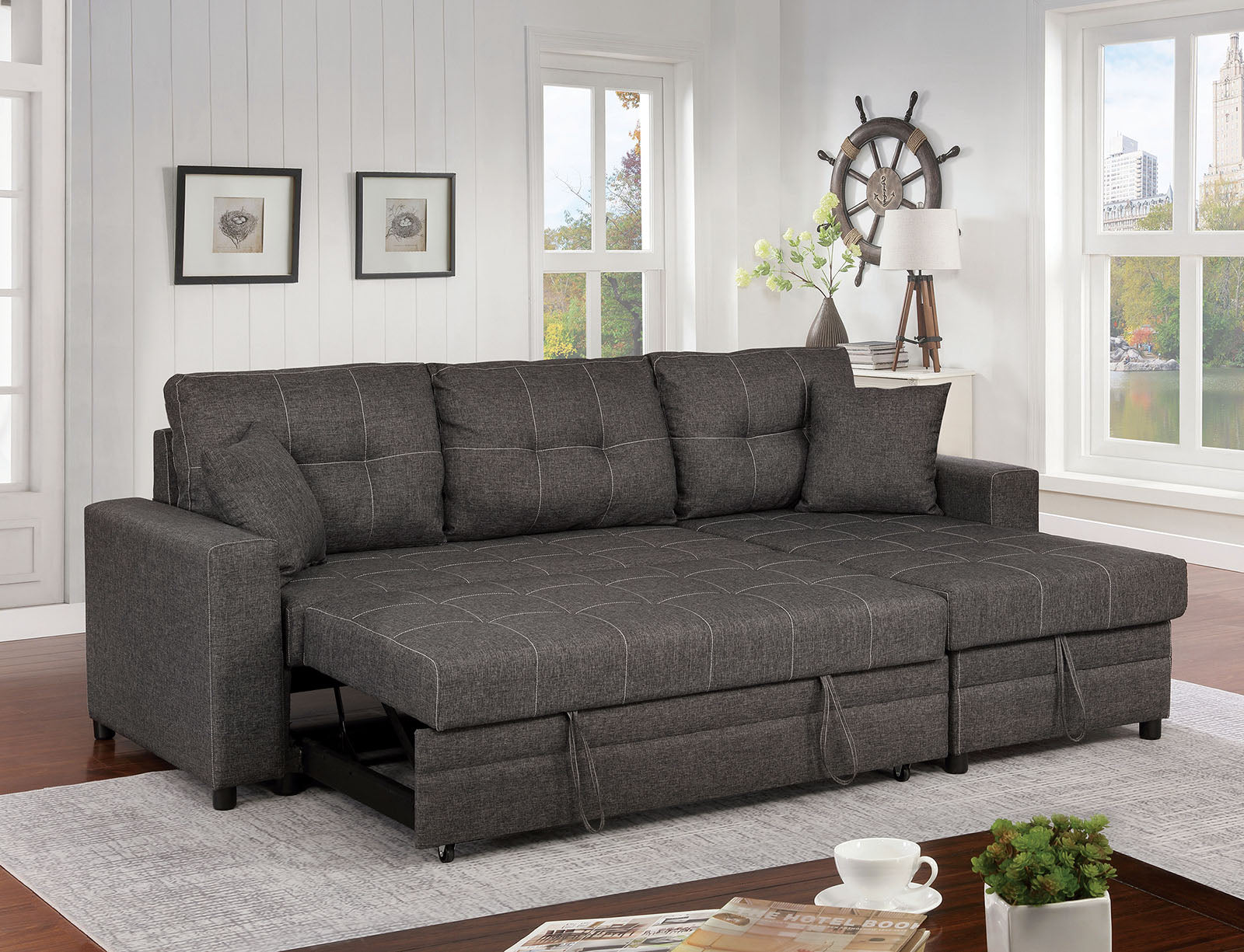 VIDE Sectional, Gray