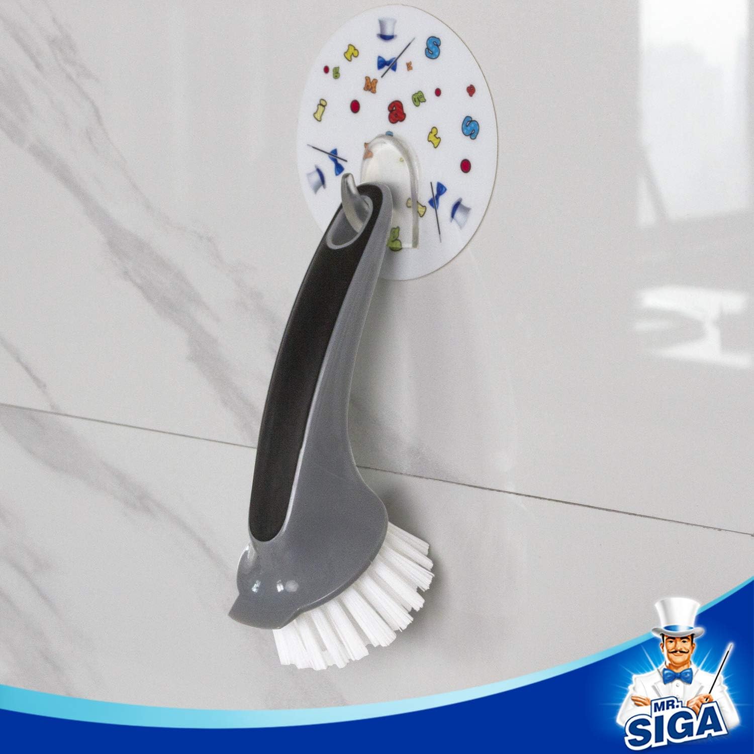 MR.SIGA Pot and Pan Cleaning Brush - Pack of 2