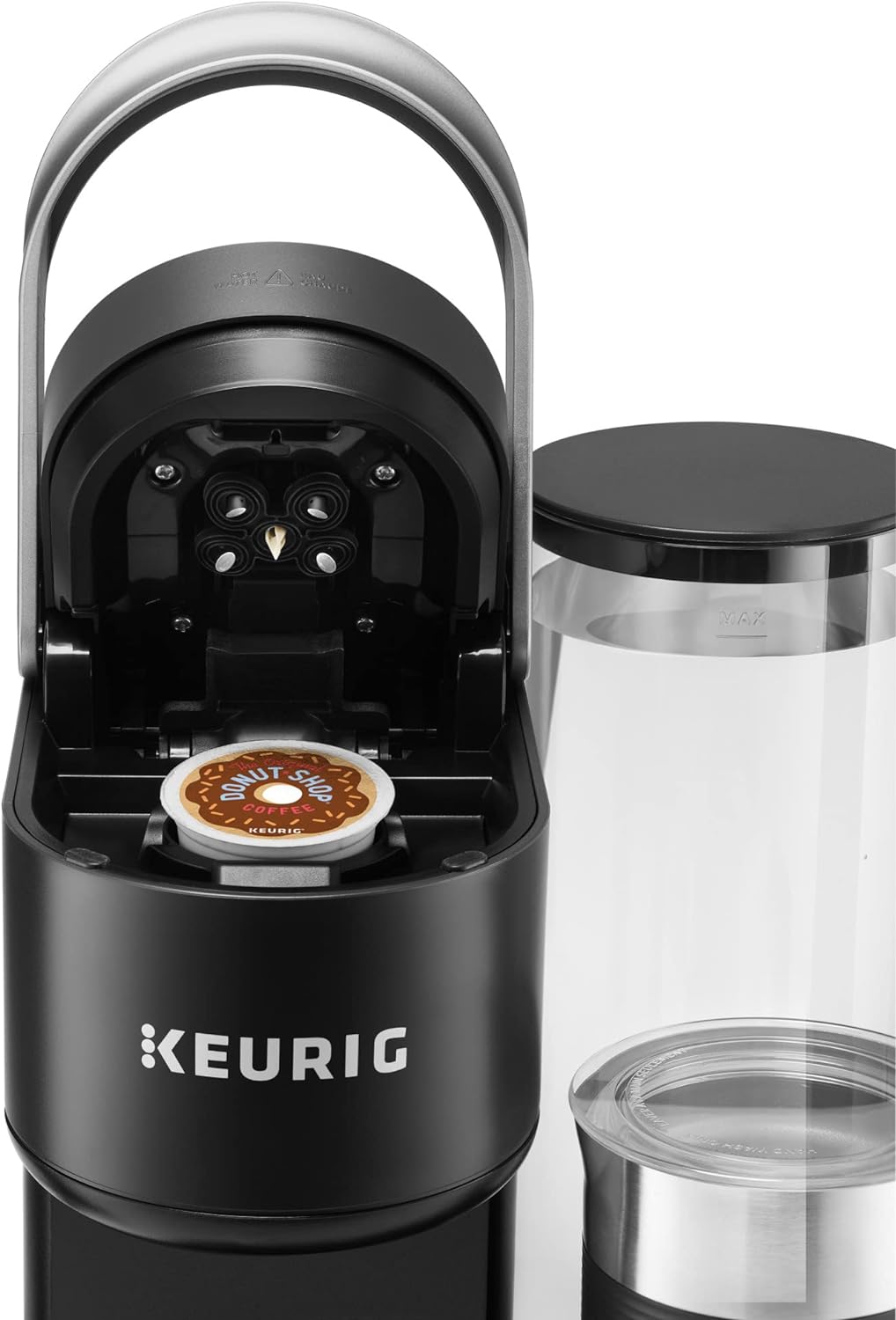 Keurig K-Cafe K-Duo Single Serve Coffee, Latte and Cappuccino Maker, 32 K-Cup Pods, Dark Charcoal