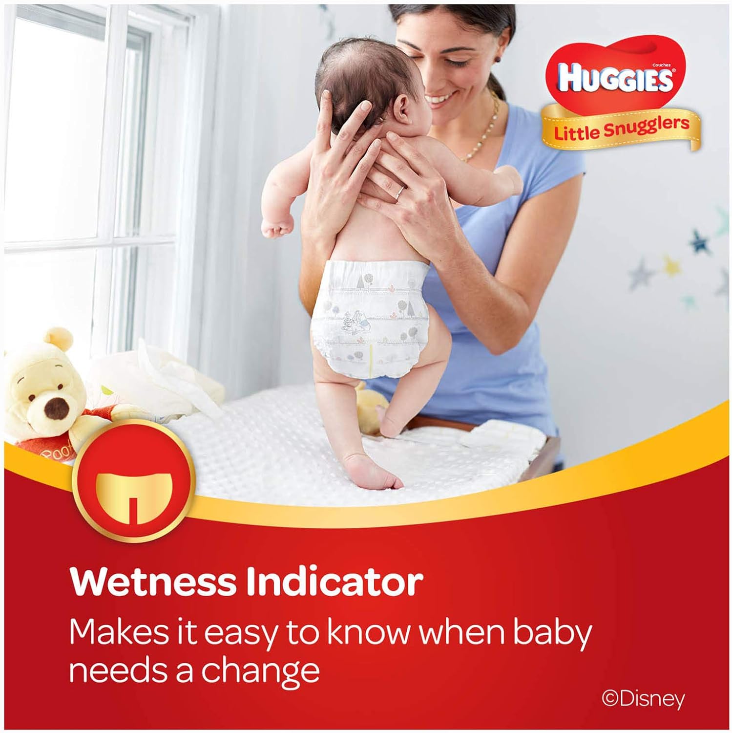 Huggies Size 1 Diapers, Little Snugglers Diapers, Size 1 (8-14 lbs), 198 Ct (6 packs of 33)