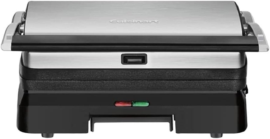 Cuisinart Panini Press, Stainless Steel Griddler, Sandwich Maker & More, 5-IN-1, GR-4NP1