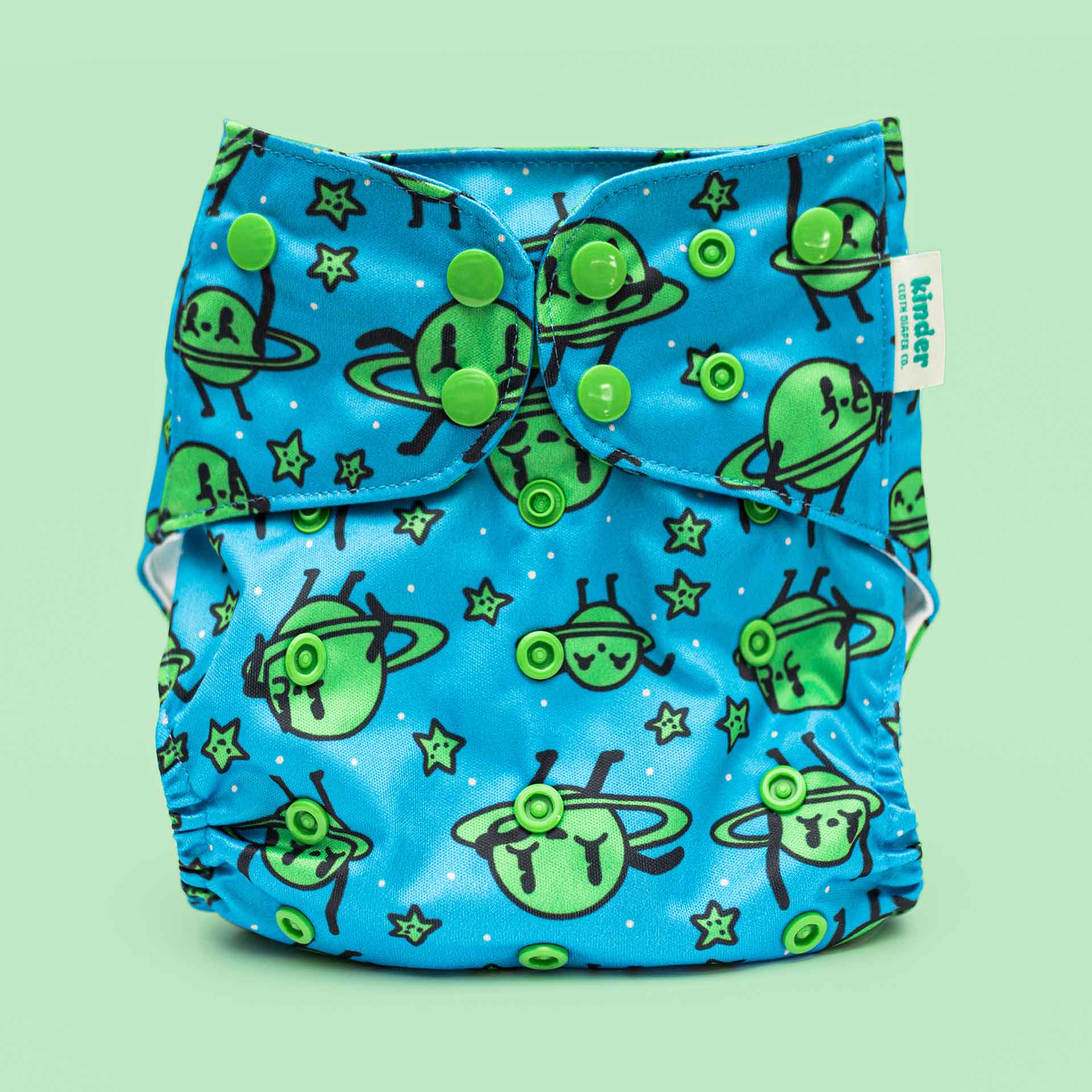 Kinder Cloth Diaper Co. Artist Collaborations Pocket Cloth Diaper with Athletic Wicking Jersey