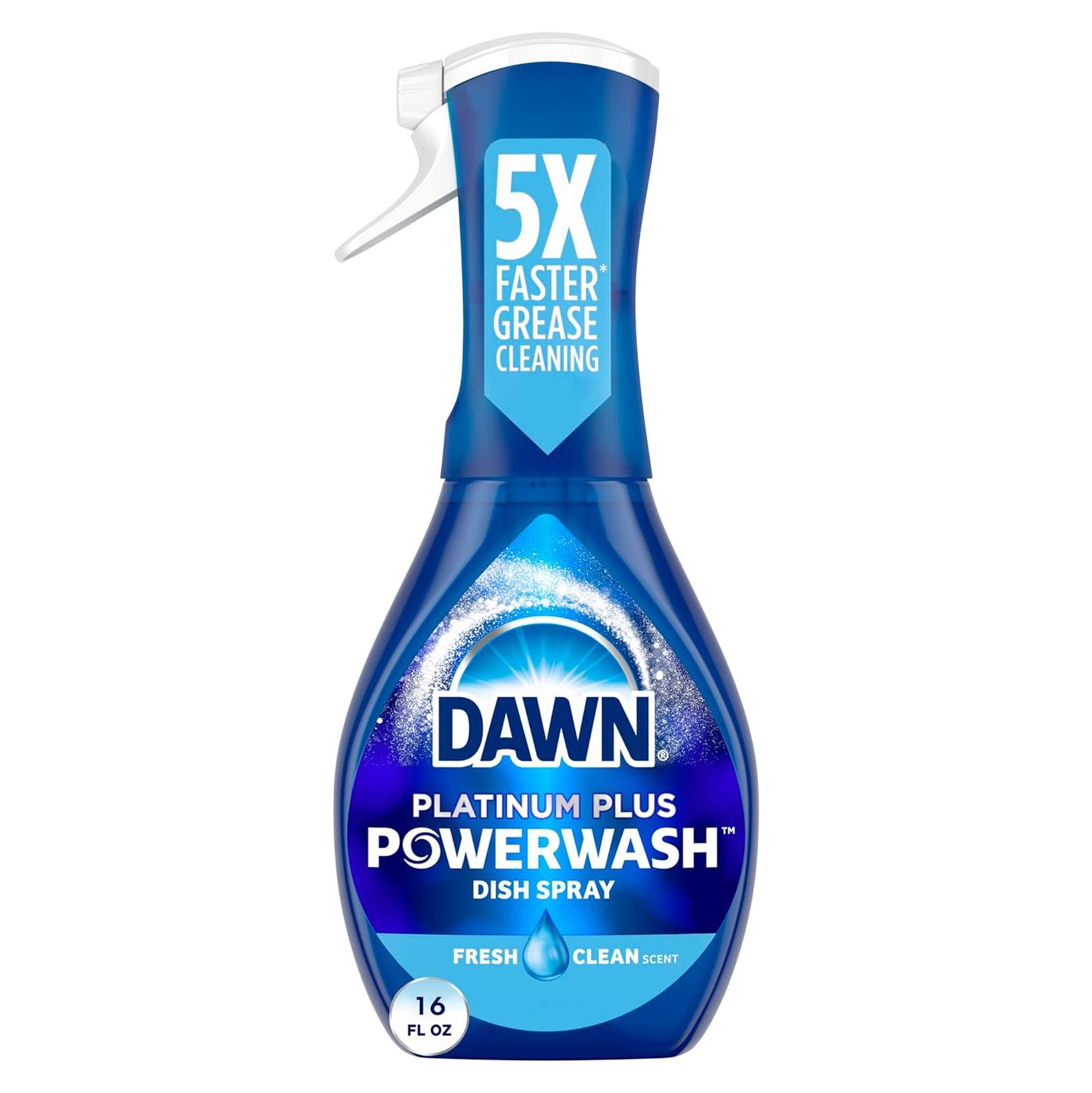 Dawn Platinum Powerwash Dish Spray, Dish Soap, Fresh Scent Bundle, 1 Spray (16oz) + 3 Refills (16oz each)