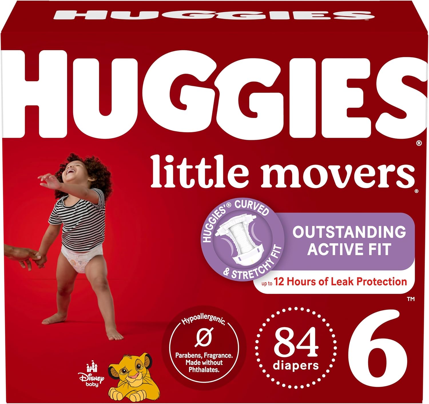 Huggies Size 5 Diapers, Little Movers Baby Diapers, Size 5 (27+ lbs), 120 Count (2 Packs of 60)