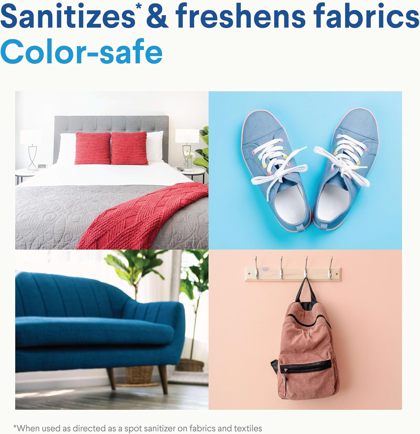 Clorox Disinfecting Mist, Lemon and Orange Blossom, Household Essentials, 1 Spray Bottle and 1 Refill, 16 Fl Oz Each