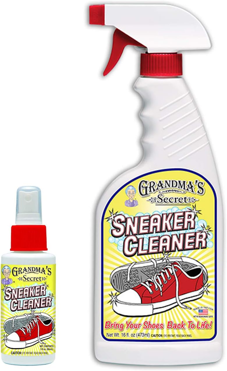 Grandma's Secret Spot Remover Laundry Spray - Chlorine, Bleach and Toxin-Free for Clothes - Fabric Stain Remover Removes Oil, Paint, Blood and Pet Stains - 16 oz & 2 oz Combo, DuoPack