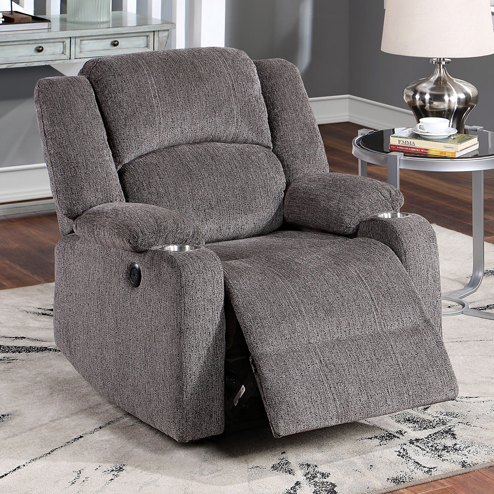 HADRIAN Power Recliner, Gray