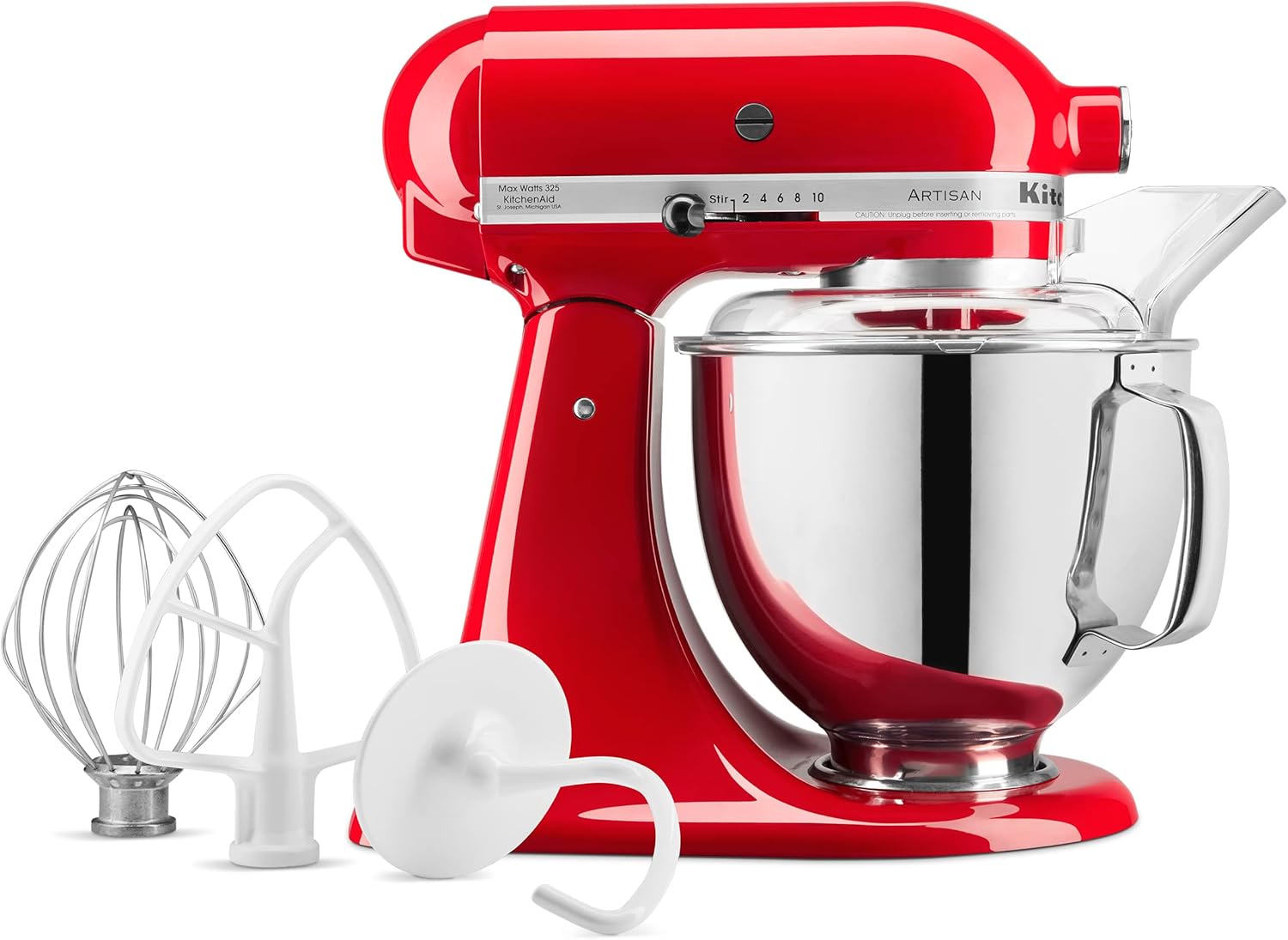 KitchenAid Artisan Series 5 Quart Tilt Head Stand Mixer with Pouring Shield KSM150PS, Removable bowl, Aqua Sky
