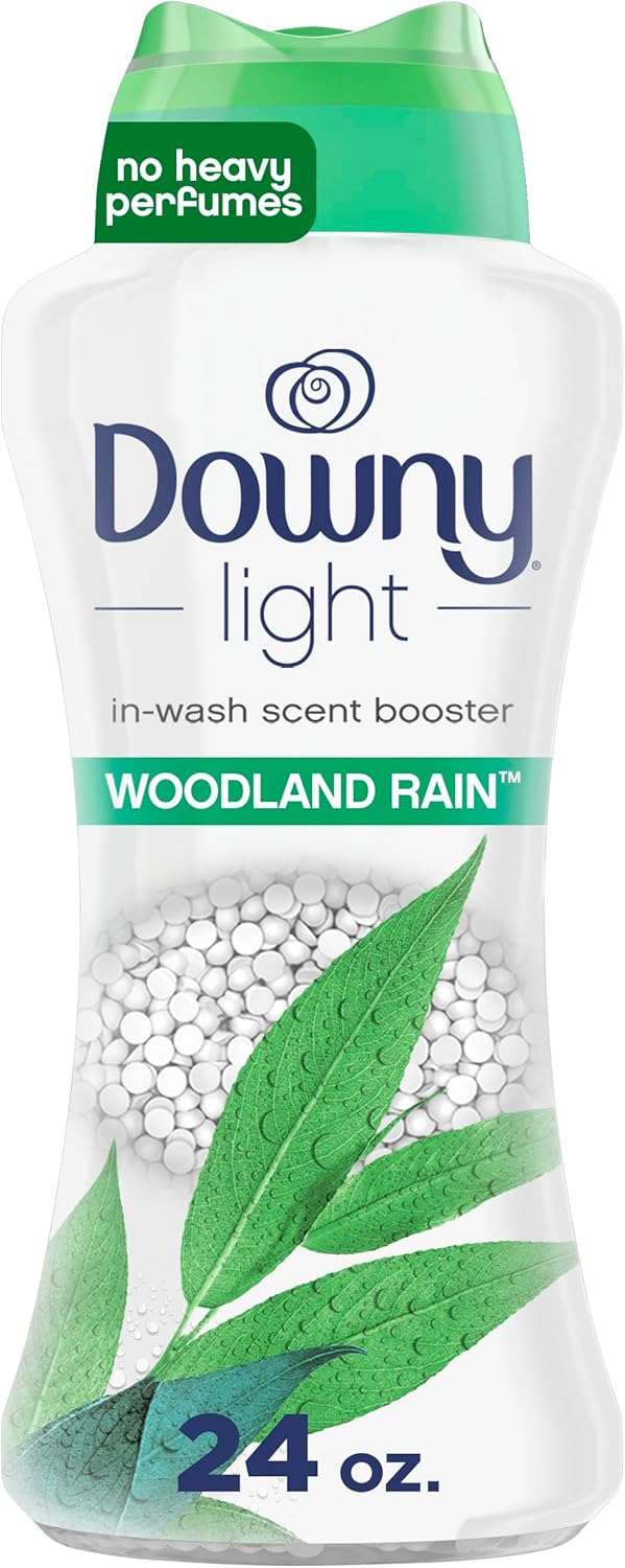 Downy Light In Wash Scent Booster Beads, Ocean Mist Scent, 24 oz, Downy Scent Booster Beads, Laundry Beads, No Heavy Perfumes