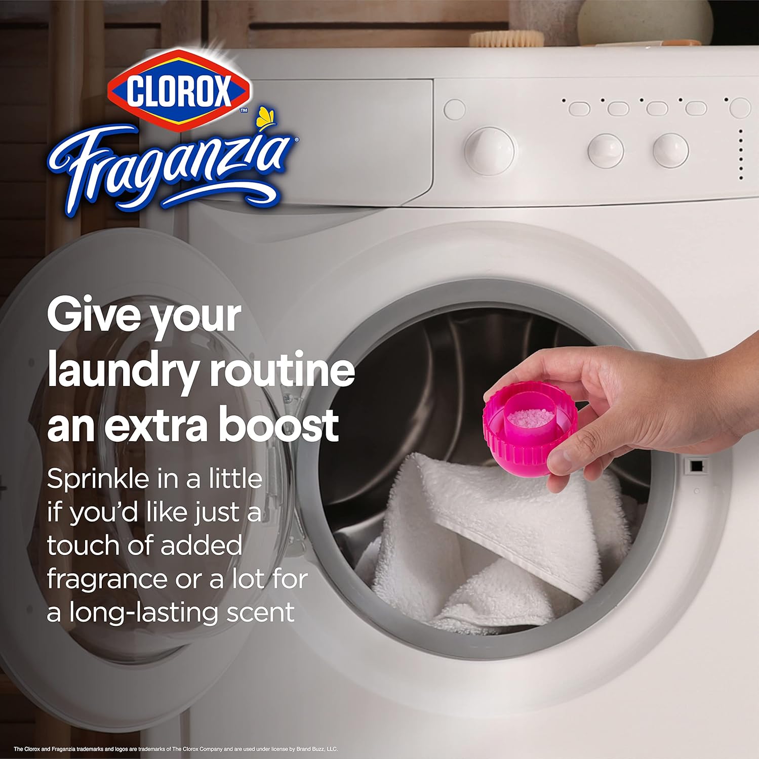 Clorox Fraganzia In-Wash Scent Booster Crystals in Ocean Scent, 18 Oz Twin Pack | Laundry Scent Booster Crystals | In-wash Scent Booster for Fresh Laundry in Ocean Scent 18 Ounce Twin Pack, 36oz