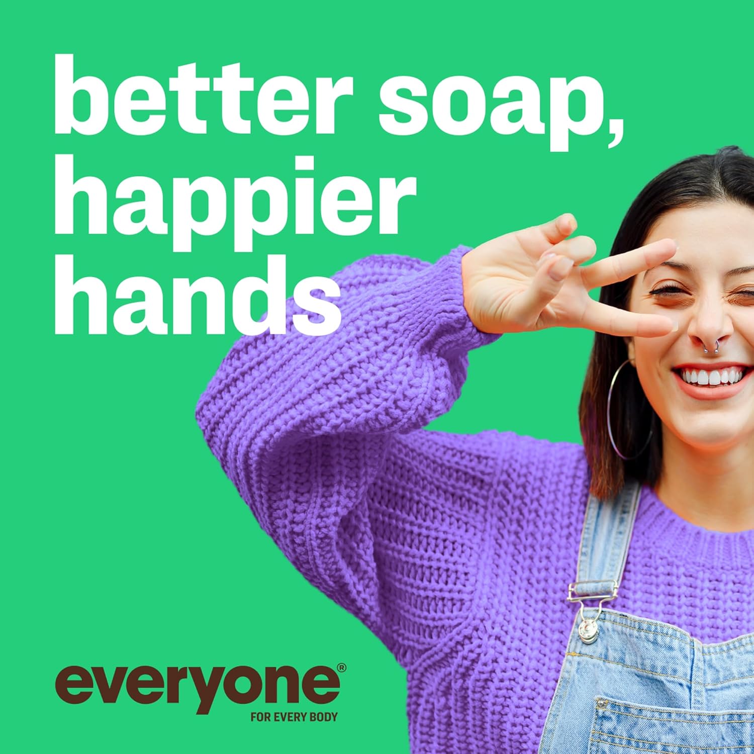 Everyone Liquid Hand Soap, 12.75 Ounce (Pack of 3), Meyer Lemon and Mandarin, Plant-Based Cleanser with Pure Essential Oils