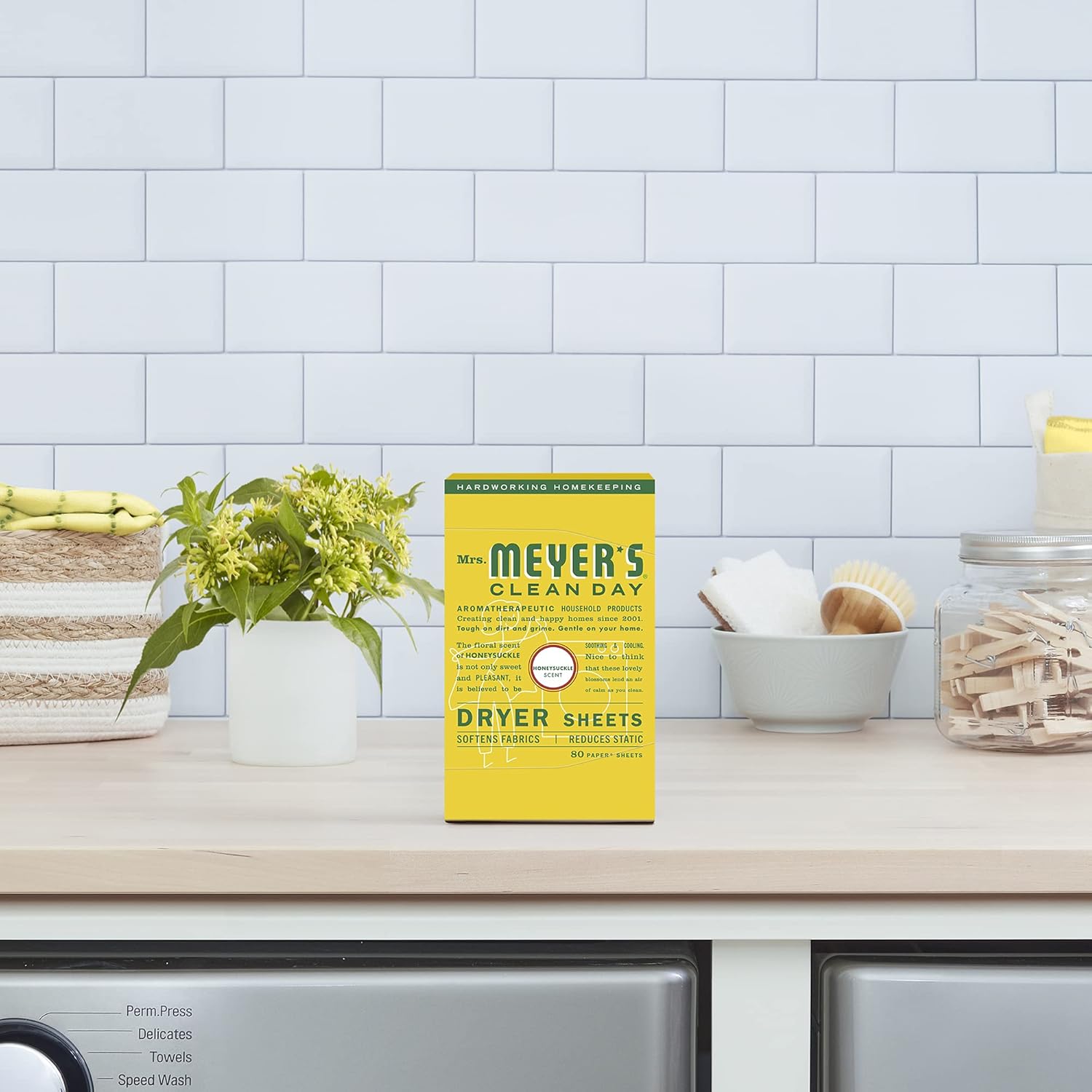 MRS. MEYER'S CLEAN DAY Dryer Sheets, Lavender, 80 ct