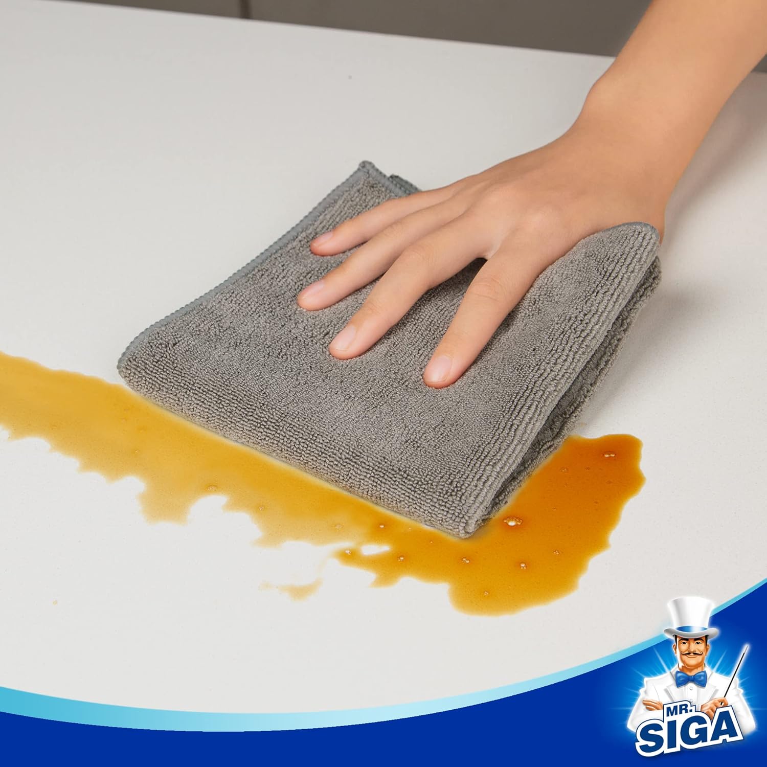 MR.SIGA Microfiber Cleaning Cloth,Pack of 12,Size:12.6
