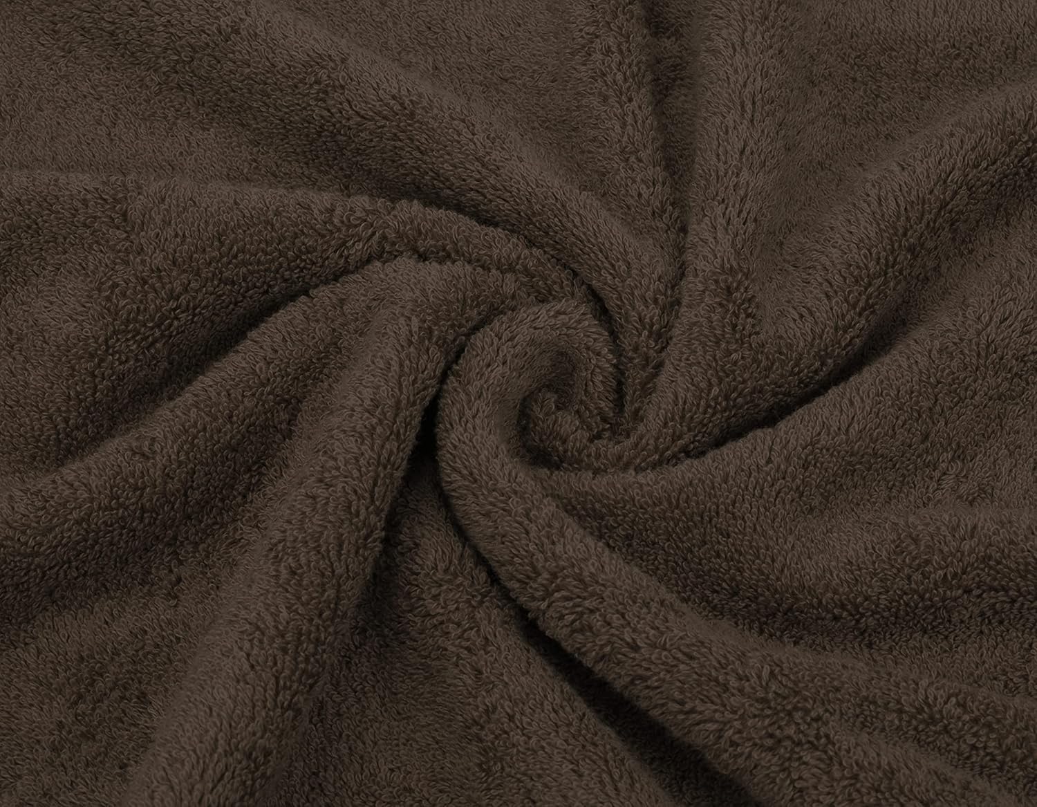 American Soft Linen Luxury 6 Piece Towel Set, 2 Bath Towels 2 Hand Towels 2 Washcloths, 100% Cotton Turkish Towels for Bathroom, Light Grey Towel Sets