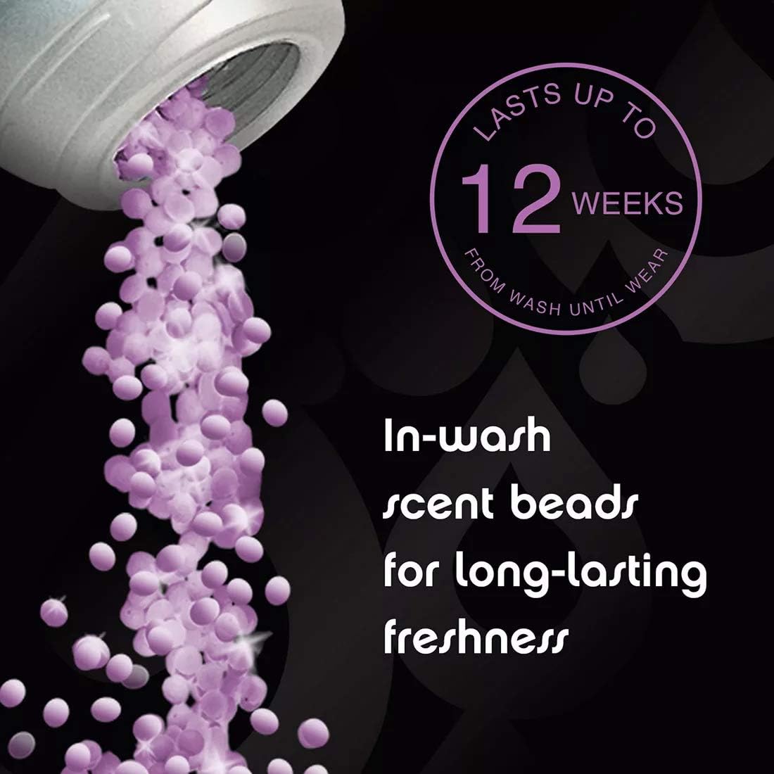Downy Unstopables In Wash Scent Booster Beads, Fresh Scent, 24 oz, Downy Scent Booster Beads, Unstoppable Laundry Beads, Odor Protection