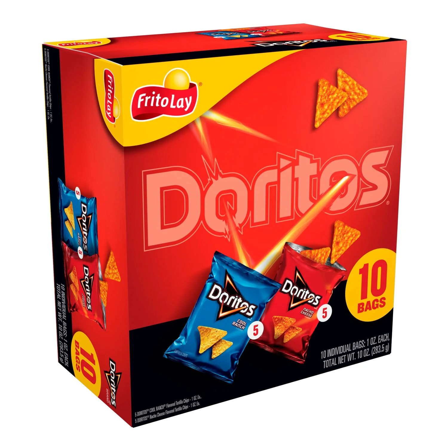 Doritos Tortilla Chips Variety Pack, 1 oz, 10 Count