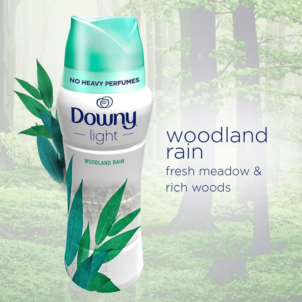 Downy Light In Wash Scent Booster Beads, Ocean Mist Scent, 24 oz, Downy Scent Booster Beads, Laundry Beads, No Heavy Perfumes