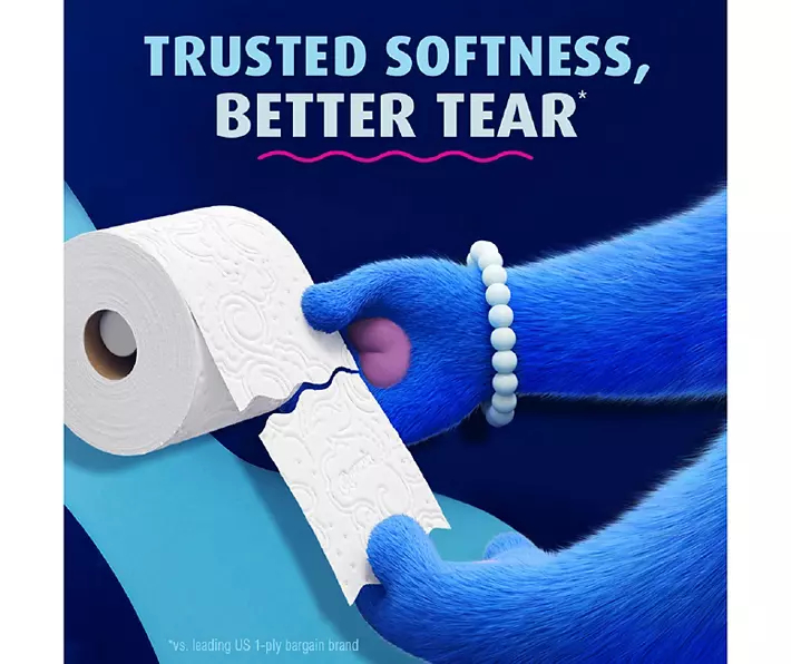 Charmin Ultra Soft Toilet Paper 12 Mega Rolls, 244 Sheets Per Roll