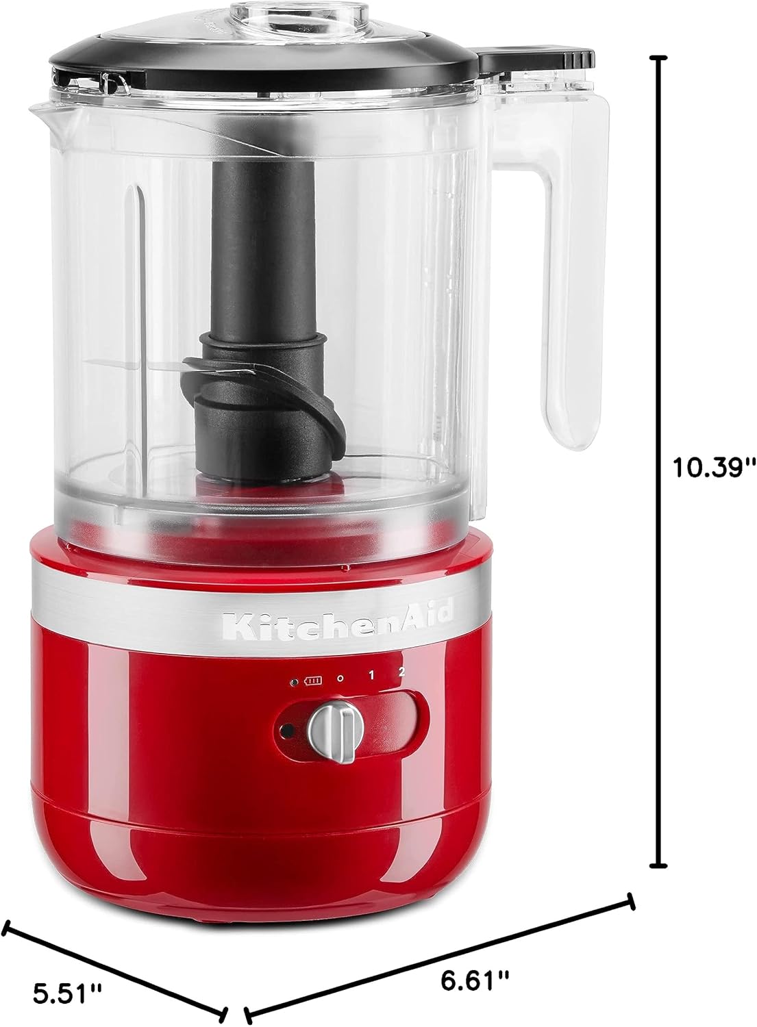 KitchenAid 5 Cup Food Chopper - KFC0516, Empire Red