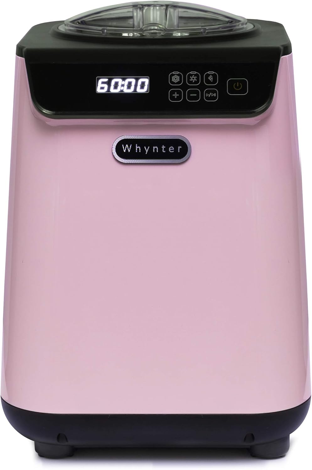 Whynter Ice Cream Maker Machine Automatic 2.1 Qt. upright with Built-in Compressor, LCD Digital Display & Timer, No Pre-Freezing, ICM-201SB, Stainless Steel