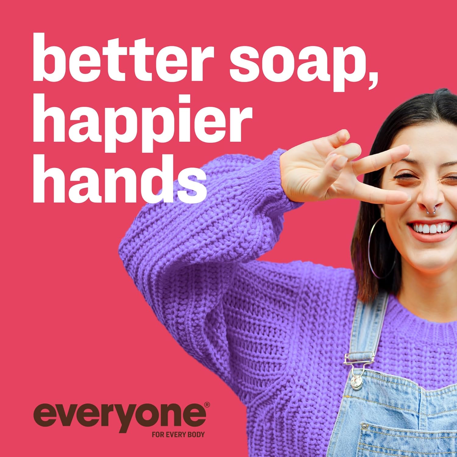 Everyone Liquid Hand Soap, 12.75 Ounce (Pack of 3), Meyer Lemon and Mandarin, Plant-Based Cleanser with Pure Essential Oils