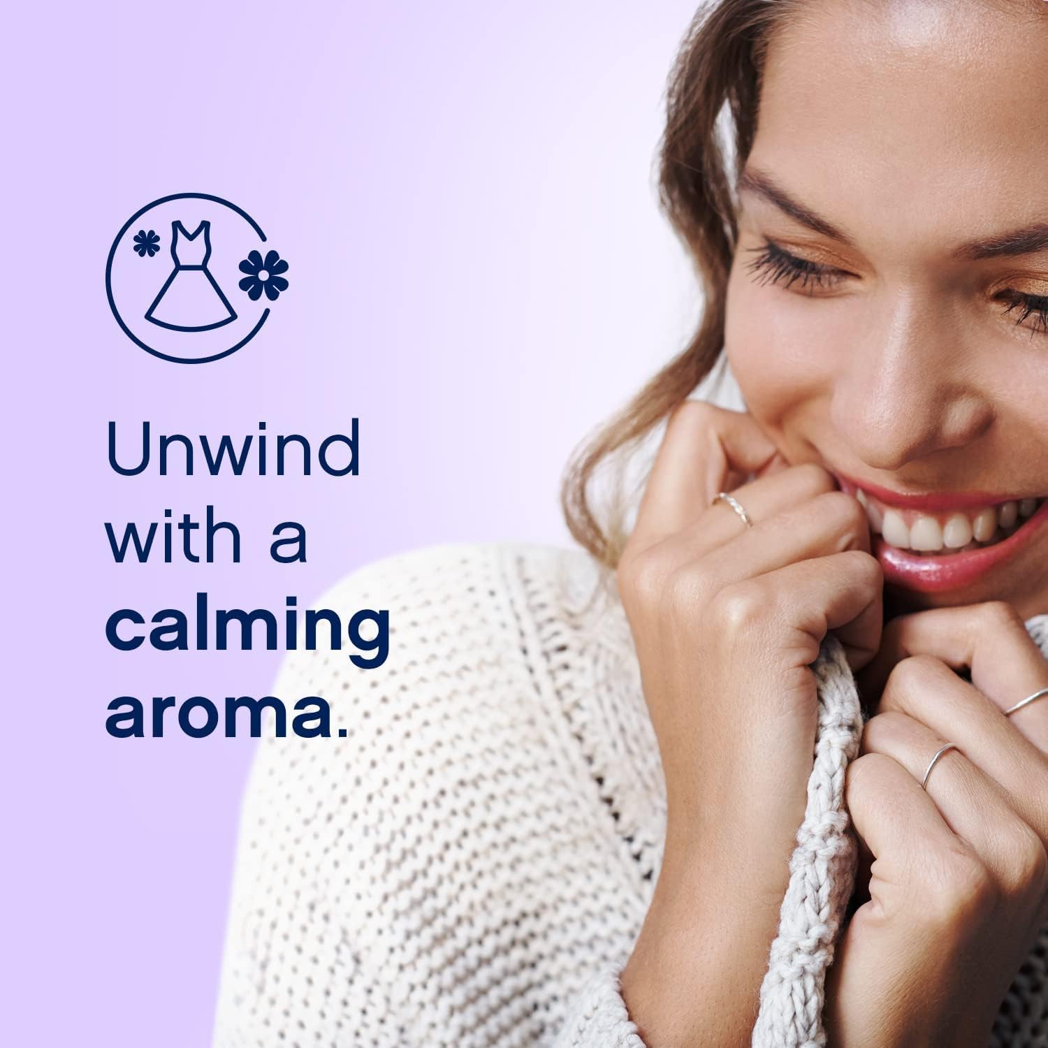 Downy Infusions In Wash Scent Booster Beads, CALM, Soothing Lavender and Vanilla Bean Scent, 24 oz Laundry Beads