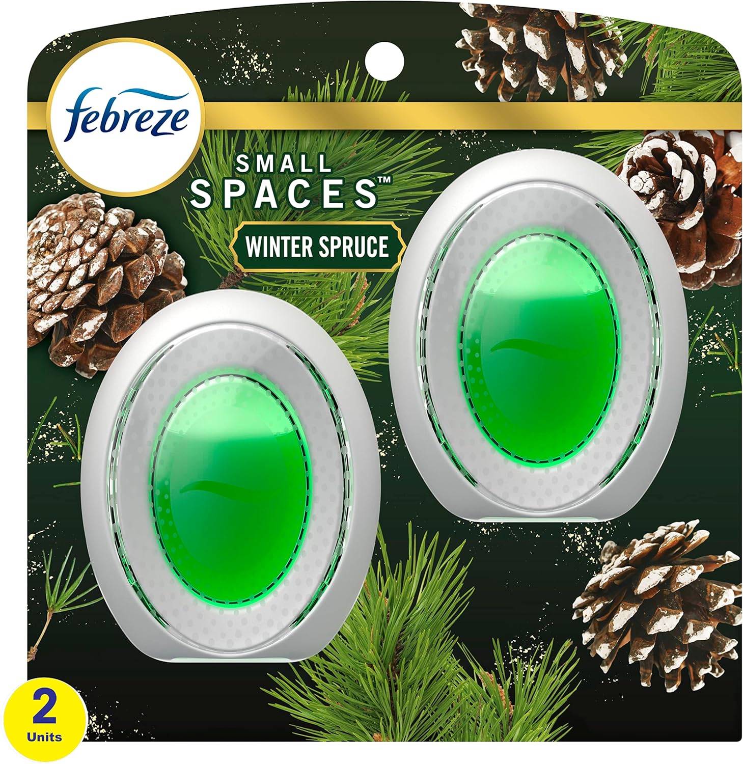 Febreze Small Spaces Air Freshener Linen & Sky, .25 fl. oz., Pack of 4