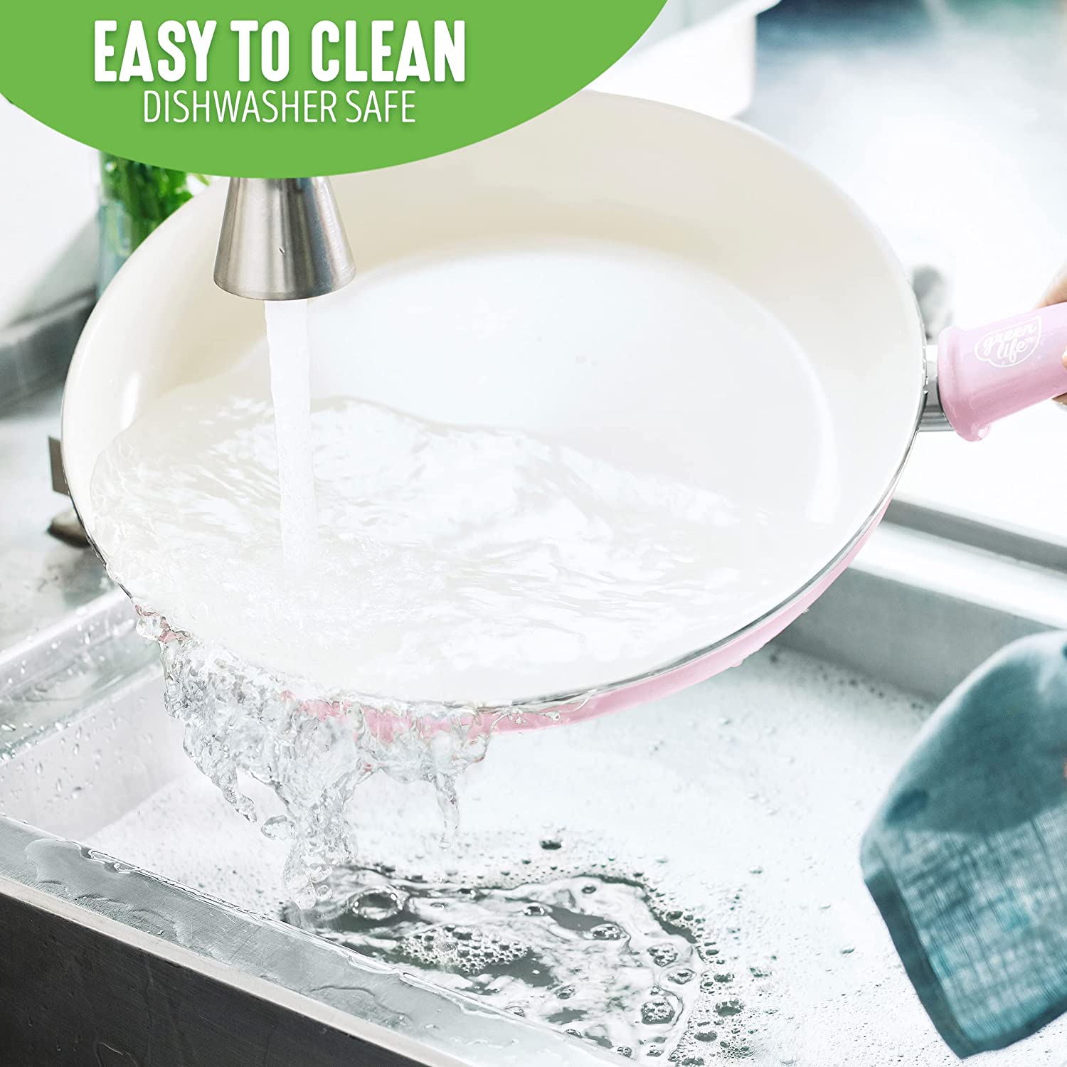 Ceramic non-stick 12-piece pan set