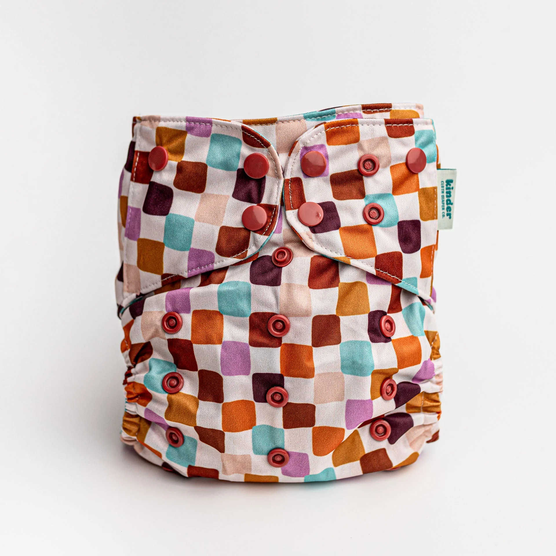 Kinder Cloth Diaper Co. Patterned Pocket Cloth Diaper with Athletic Wicking Jersey