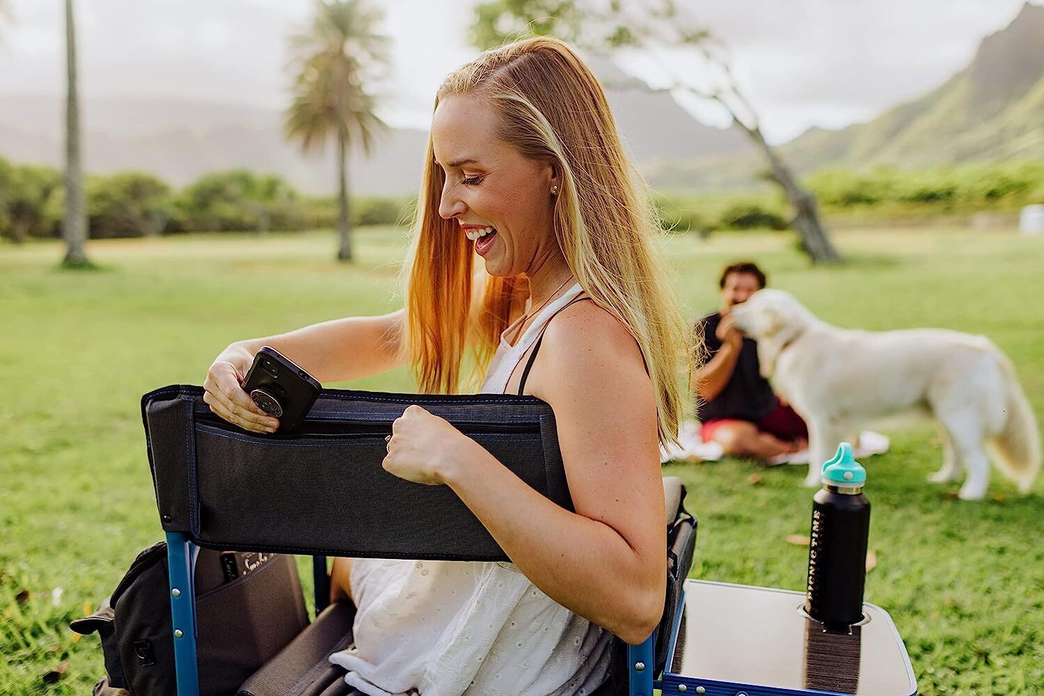 š„Almost Sold Outš„Multifunctional Camping Chair With Side Table