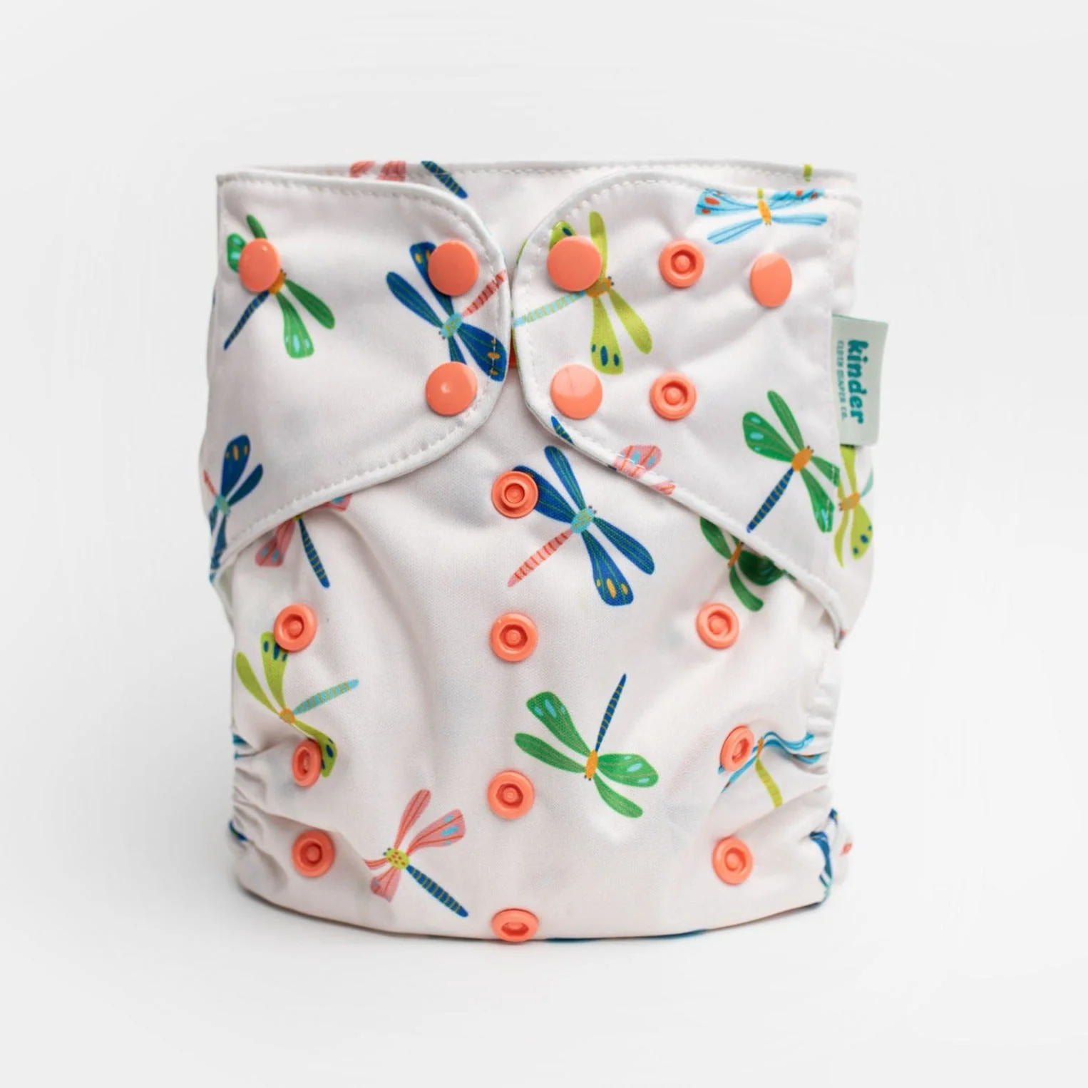 Kinder Cloth Diaper Co. Patterned Basics Pocket Cloth Diaper with Athletic Wicking Jersey