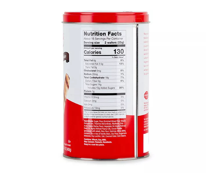 Dark Chocolate Wafer Rolls, 14 Oz.